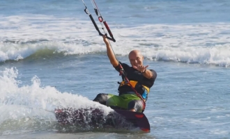 Seal Beach Kite Surfing